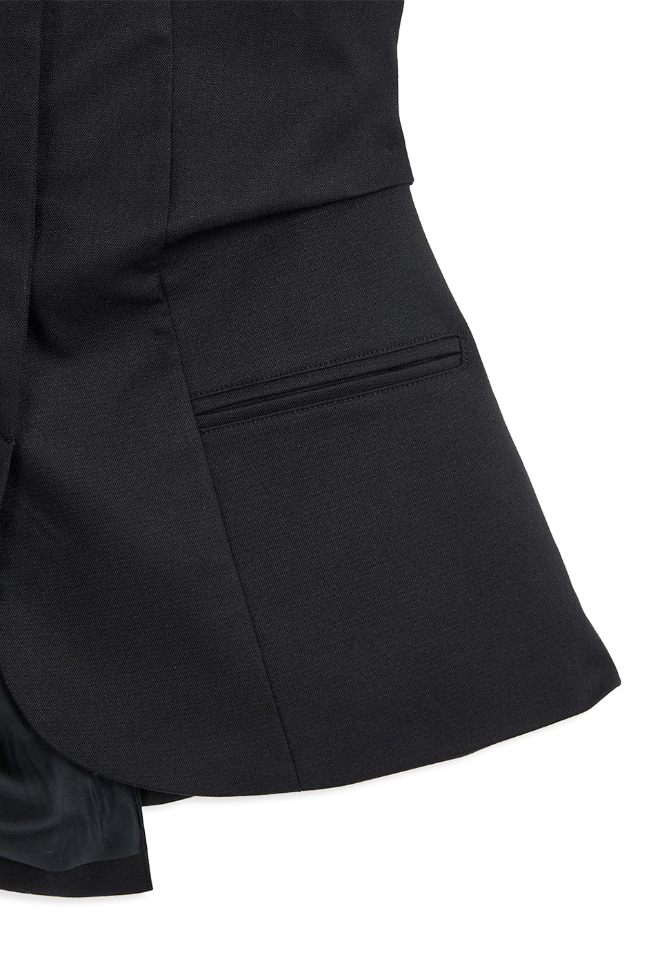 OPEN YY Unbalanced Bustier Black