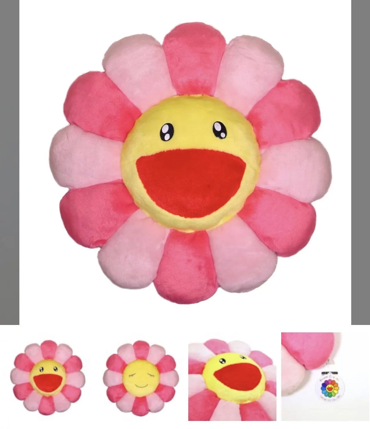 TAKASHI MURAKAMI Flower Cushion Light&Pink 30cm