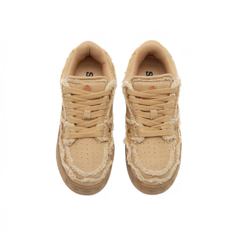 SMFK Compass Wheat Bread Shape Skater Shoes