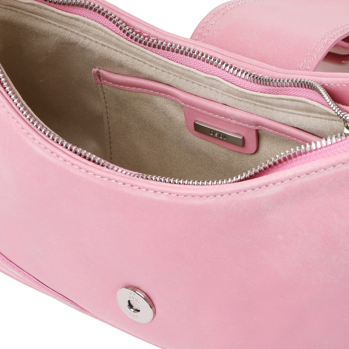 OSOI VINTAGE PINK HOBO BROCLE