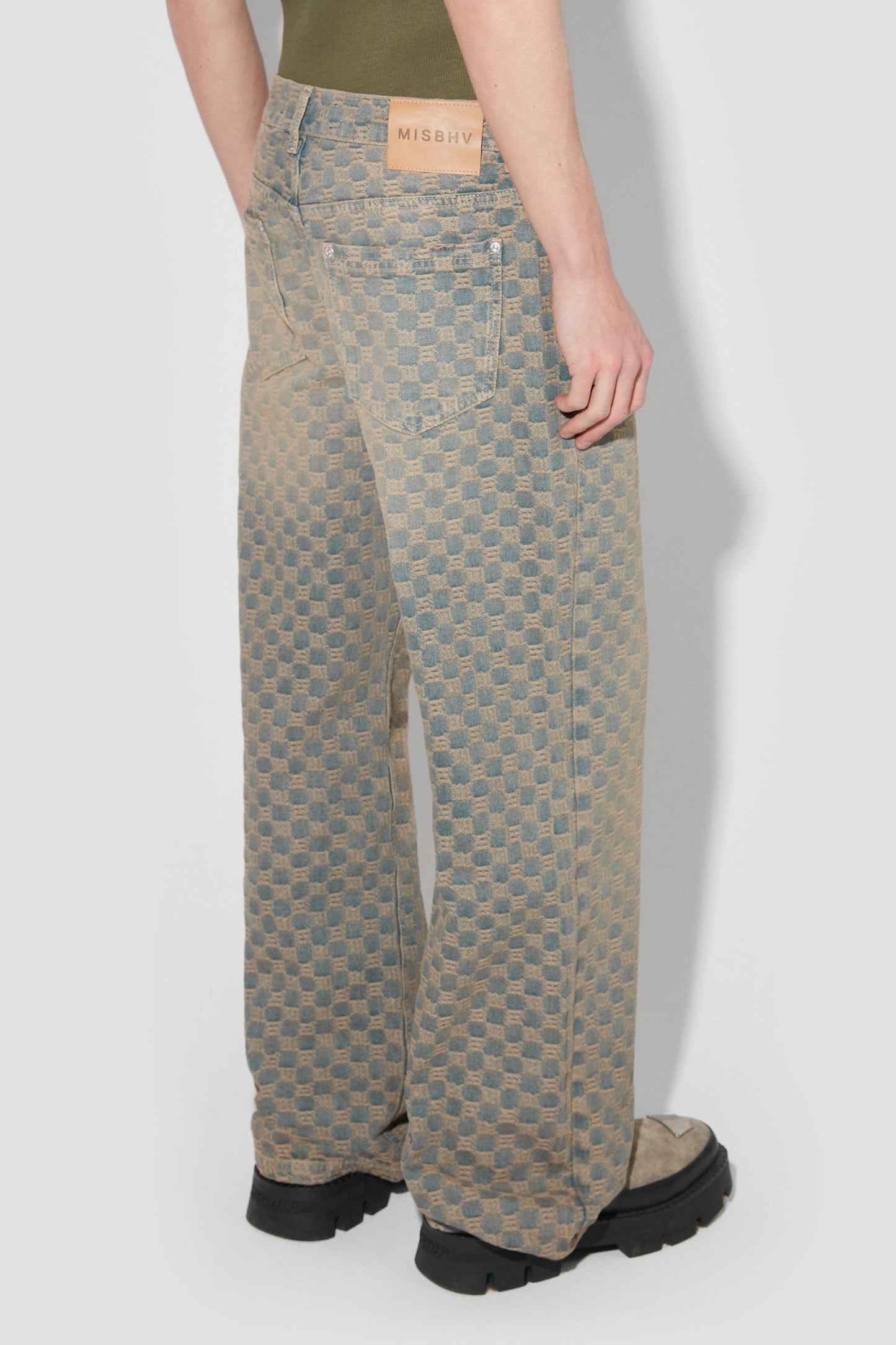 MISBHV Jacquard Denim Monogram Trousers