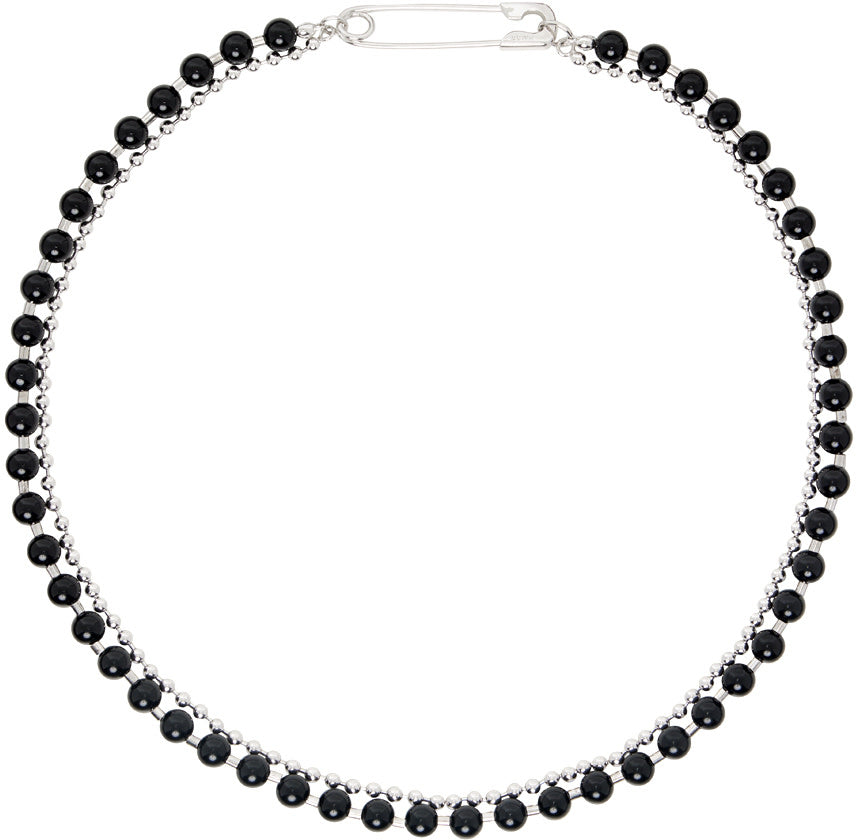 NUMBERING Ball Chain with Beads Necklace