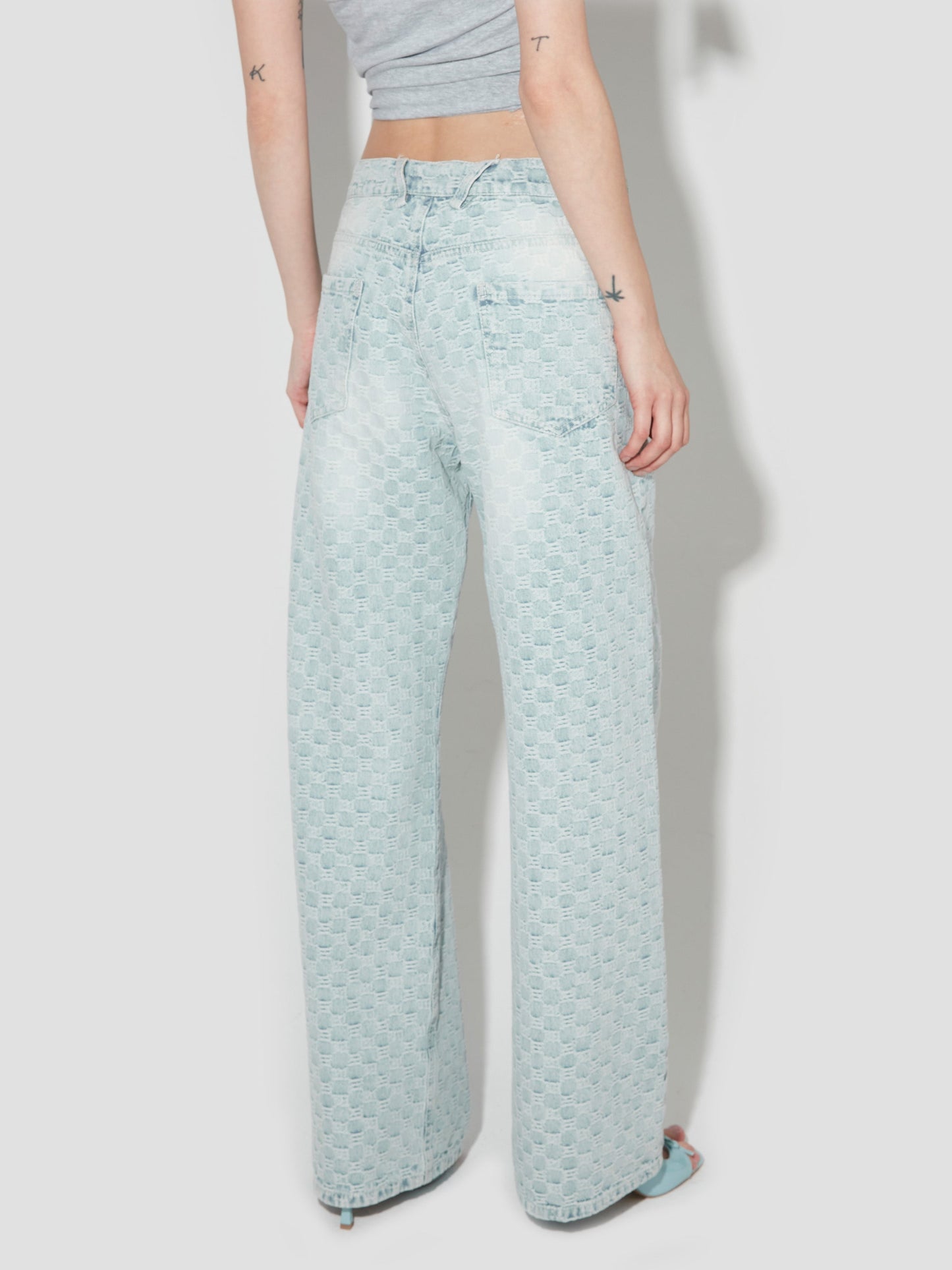 MISBHV Monogram Ocean Washed Jeans