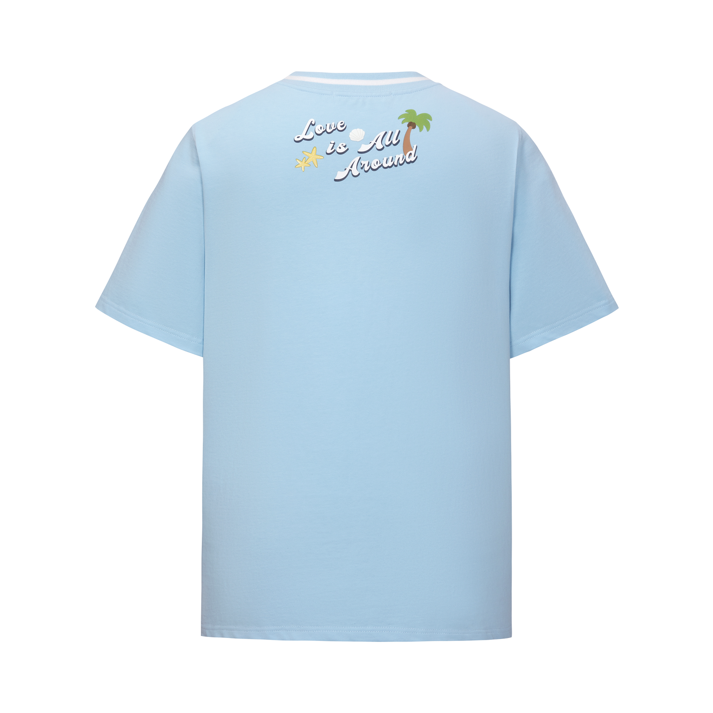 13DE MARZO Holiday Friends T-Shirt Blue