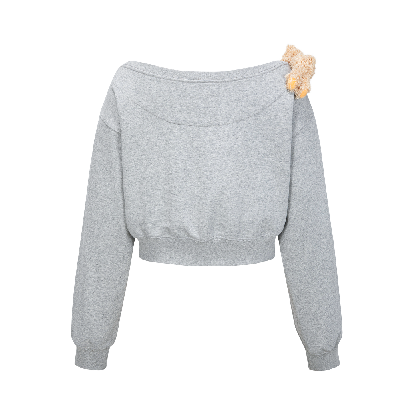 13DE MARZO Doozoo Off-shoulder Jumper Grey