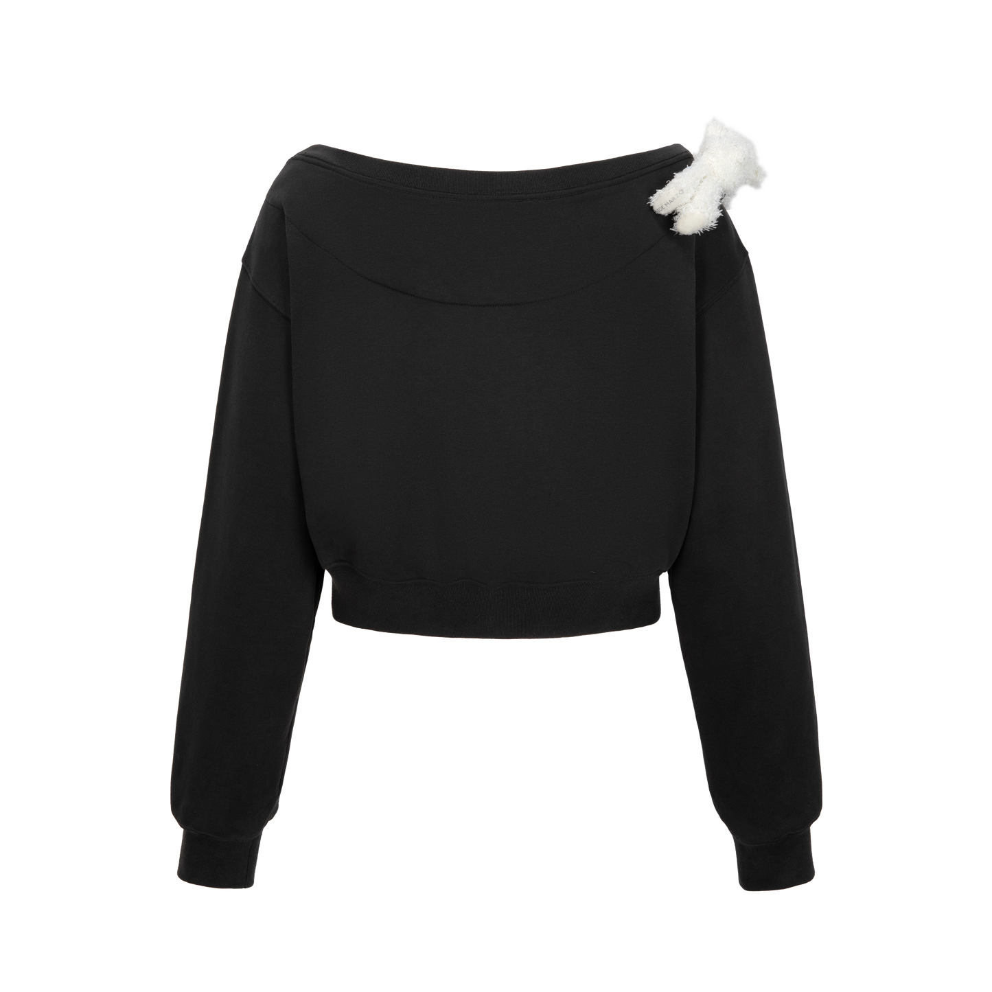13DE MARZO Doozoo Off-shoulder Jumper Black