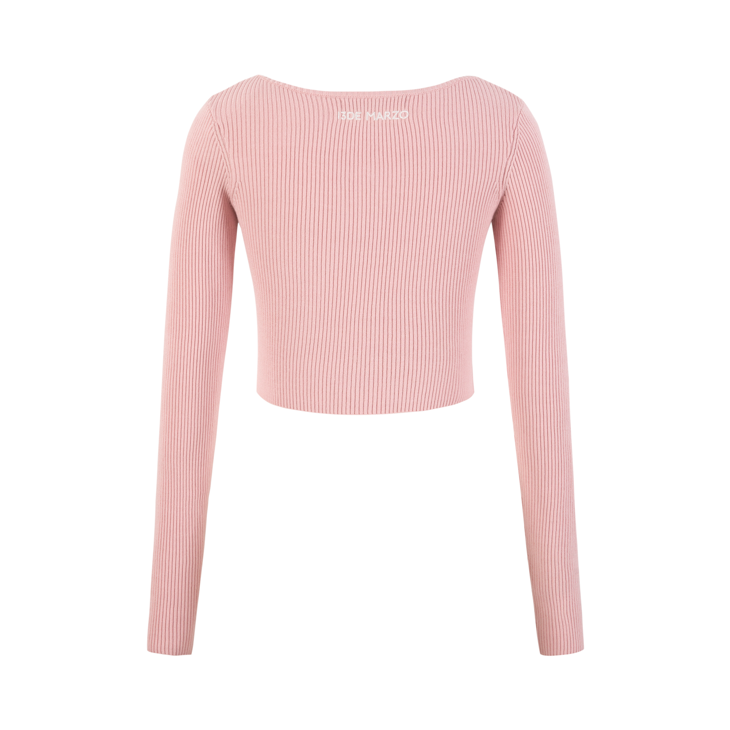 13DE MARZO Doozoo Buckle Cardigan Pink