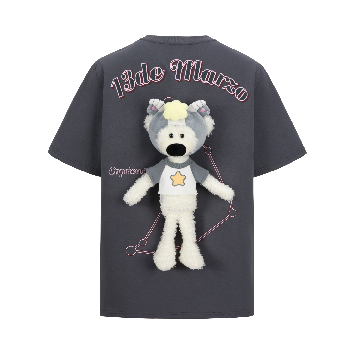 13DE MARZO Constellation Series T-shirt Capricorn