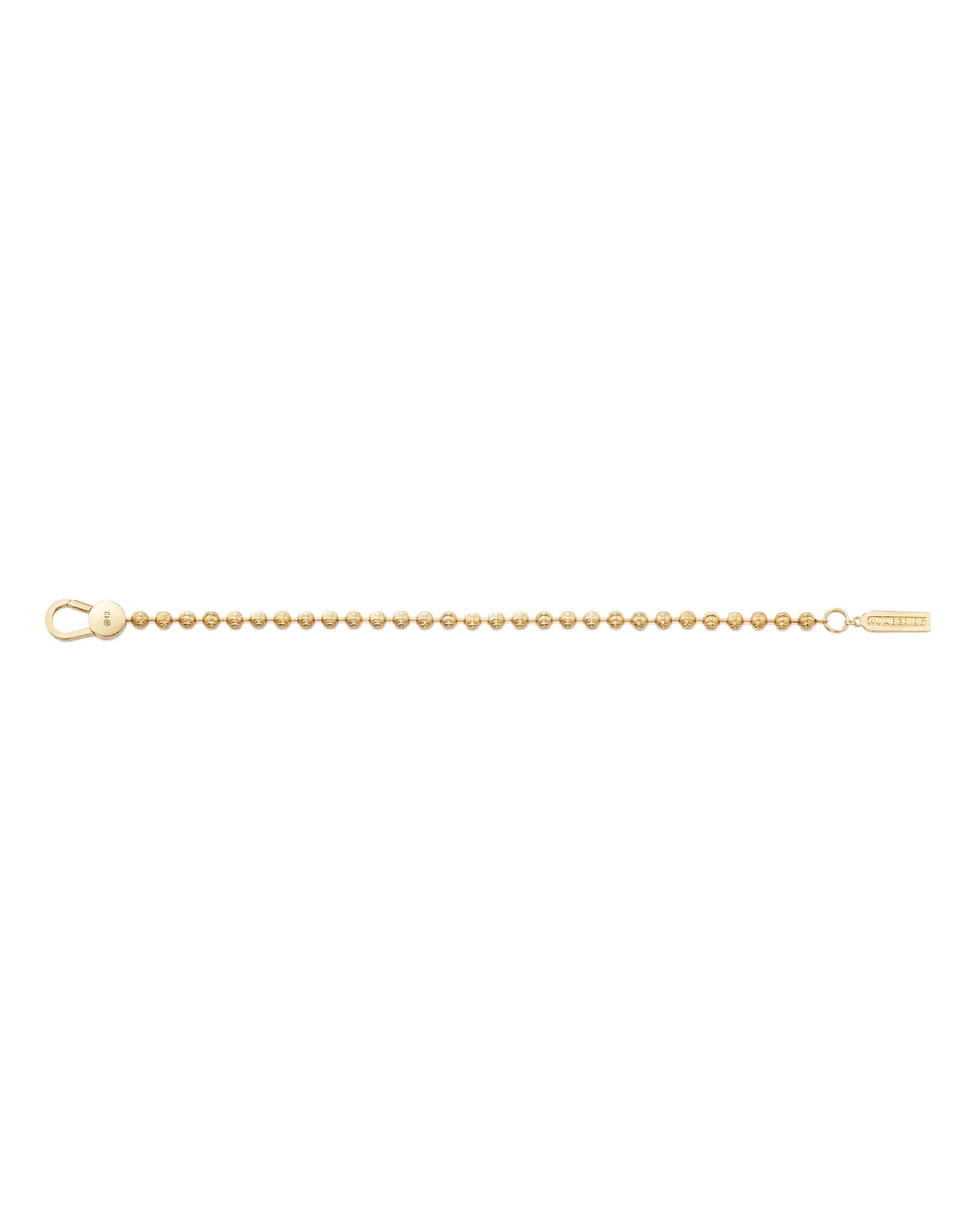 NUMBERING Cutting Ball Chain Bracelet