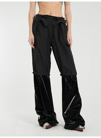 OTTOLINGER Baggy Cargo Pants Black