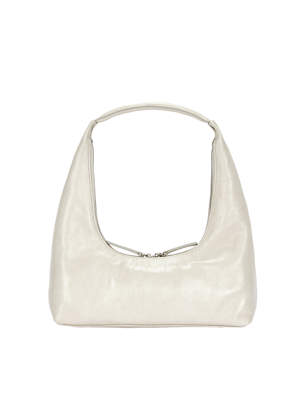 MARGESHERWOOD Hobo Shoulder_Cream Glossy Plain