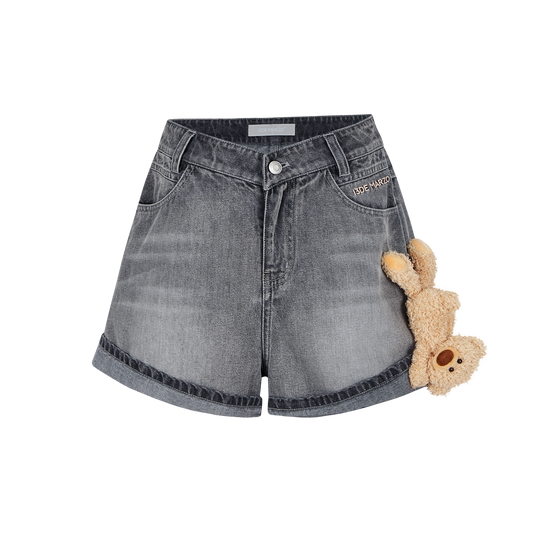 13DE MARZO Bear Edged Pace Jorts Grey