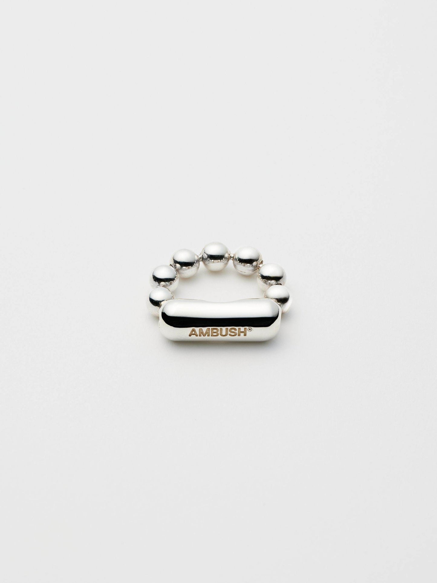 AMBUSH ball-chain Silver Ring