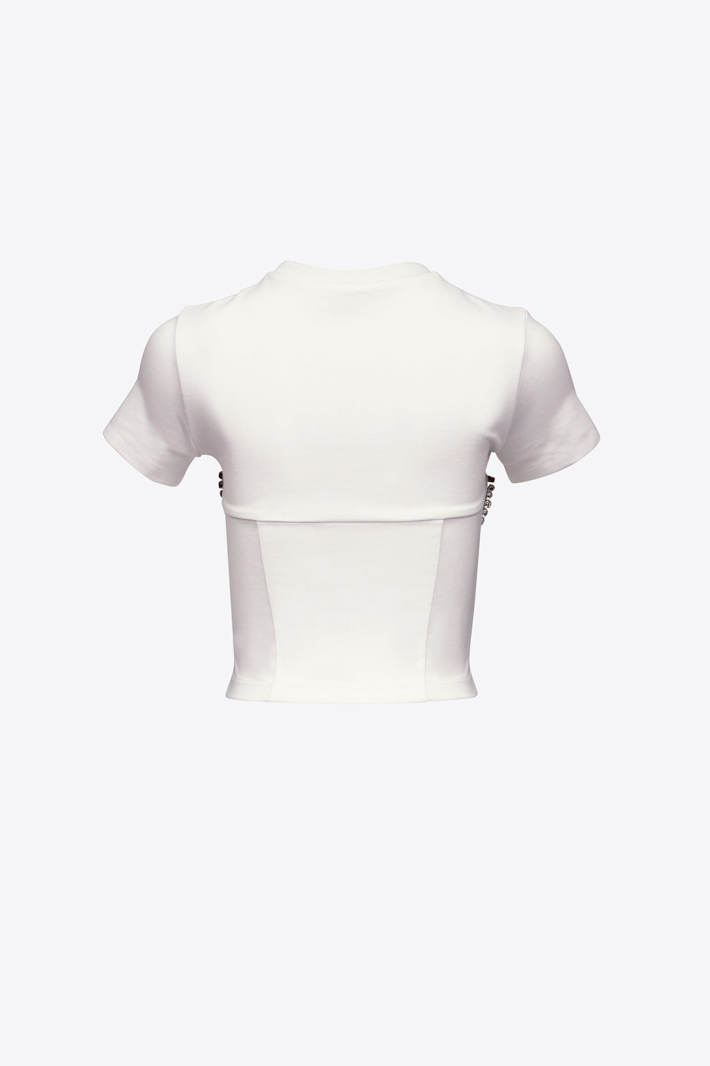 AREA Rystal Bustier Cup T-shirt White