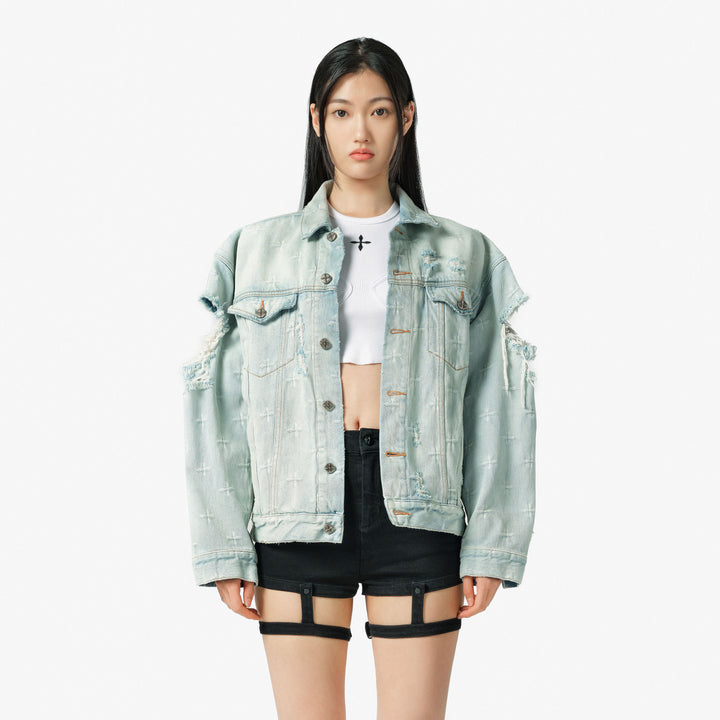 SMFK Garden Contoured Denim Jacket