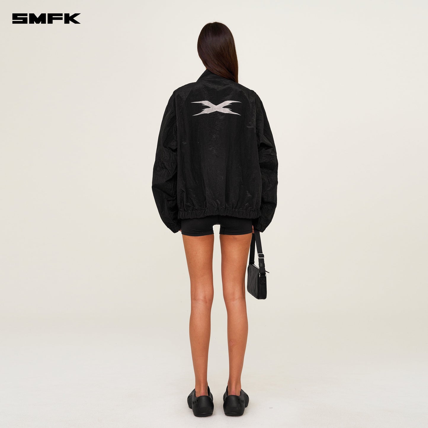 SMFK FUTURE Storm Interstellar Loose Sports Jacket Black