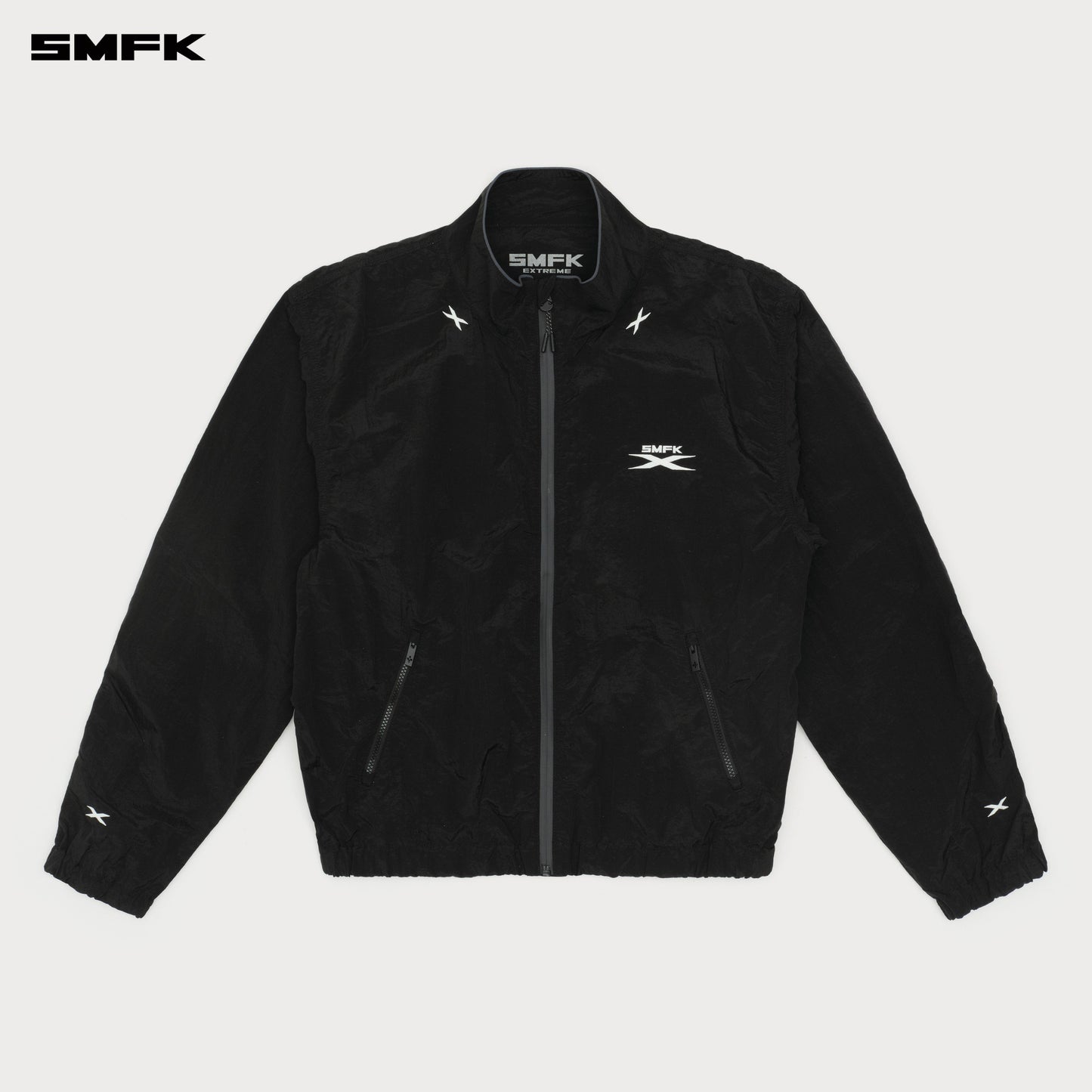 SMFK FUTURE Storm Interstellar Loose Sports Jacket Black