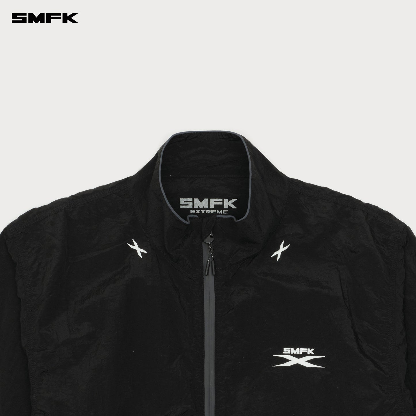 SMFK FUTURE Storm Interstellar Loose Sports Jacket Black