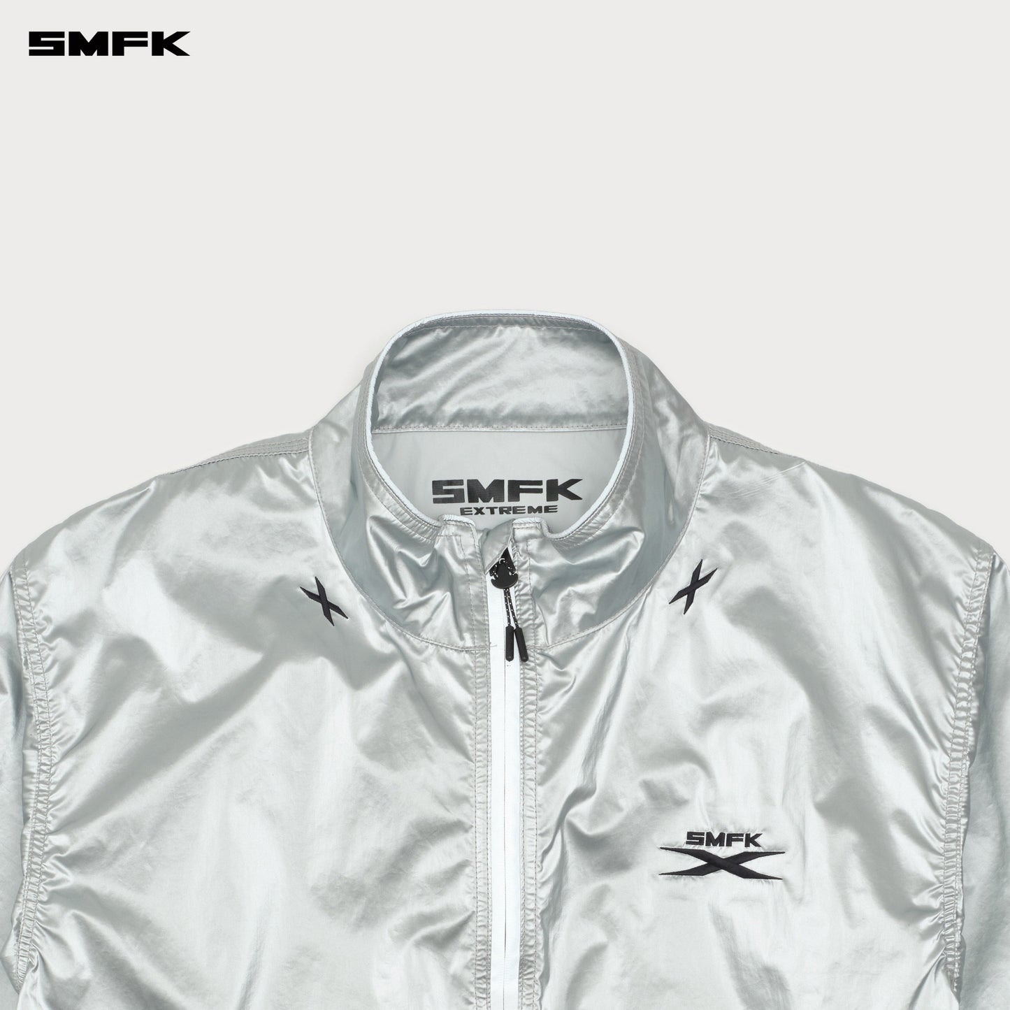 SMFK FUTURE Storm Interstellar Loose Sports Jacket Silver