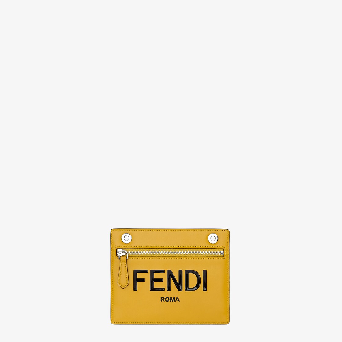 FENDI Yellow leather pocket