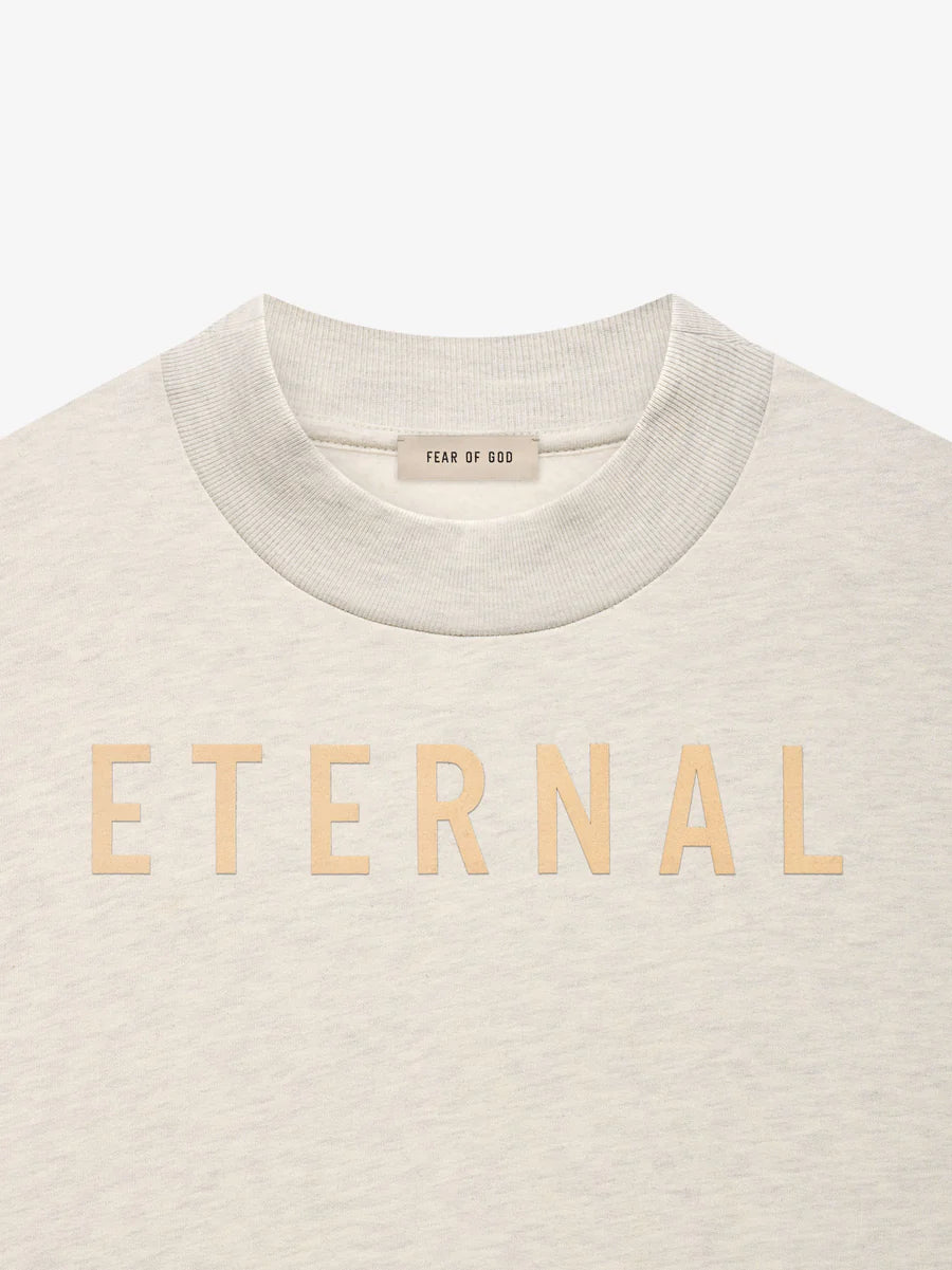 FEAR OF GOD Eternal Fleece Crewneck Warm Heather Oatmeal