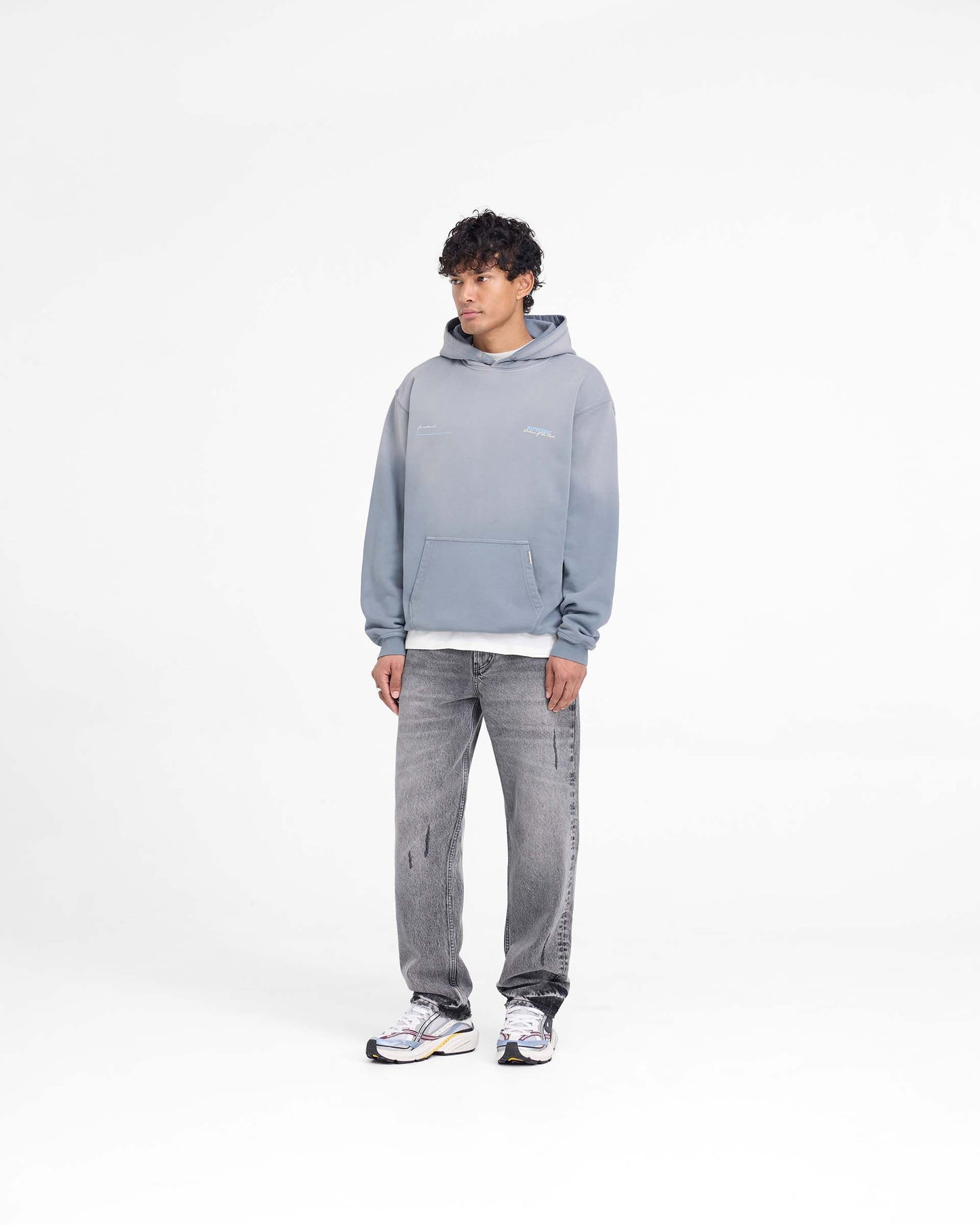 REPRESENT Patron Of The Club Hoodie Washed Grey