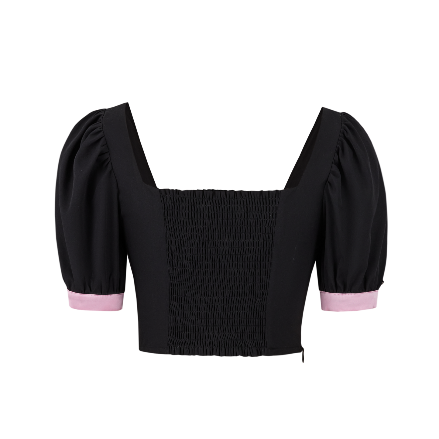 13DE MARZO Kuromi Bowknot Puff Top Black