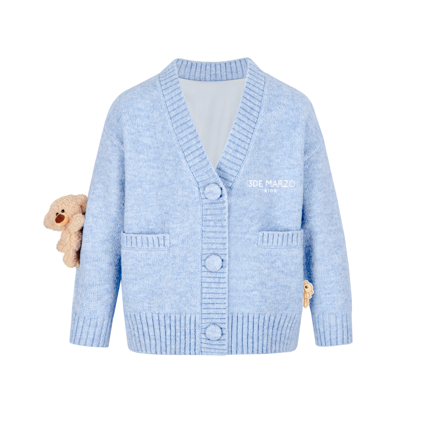 13DE MRAZO BabyBear Knit Cardigan Blue