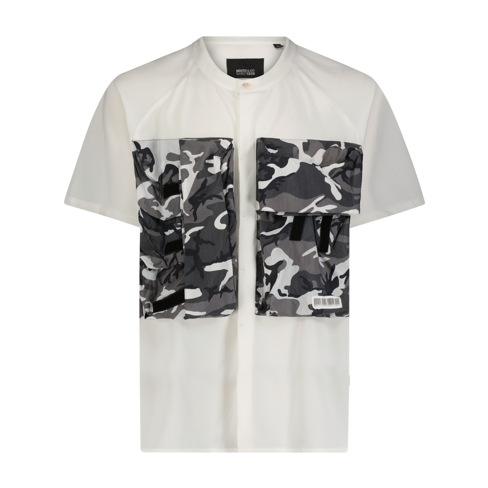 MHRS Tactical Raglan Woven Tee White Camo