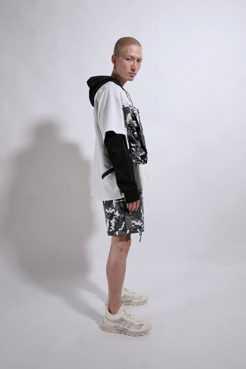 MHRS Tactical Raglan Woven Tee White Camo