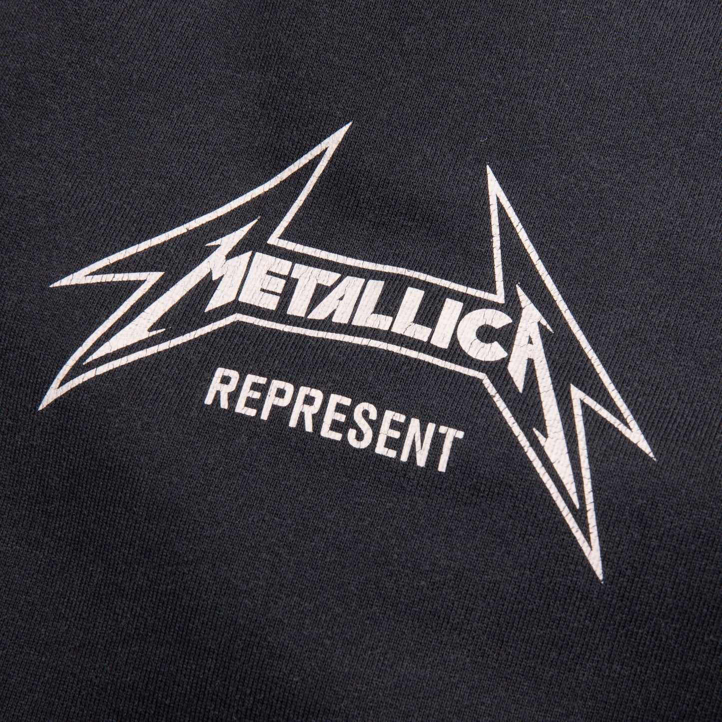 REPRESENT Metallica 40 Year Anniversary Sweat Pants Stained Black
