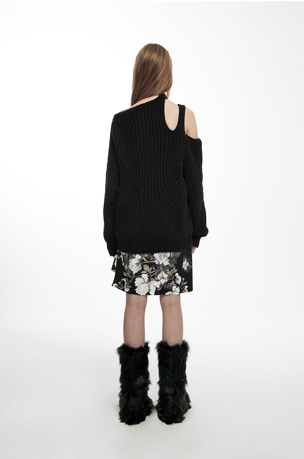 NACHE Corduroy Patch Cargo Pants Black