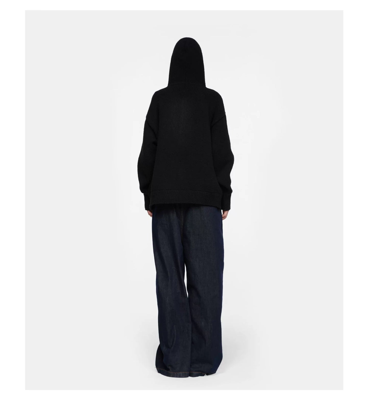 24ANS Detachable Braid Sweater Black