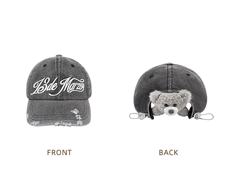 13DE MARZO Washed Distressed Baseball Cap