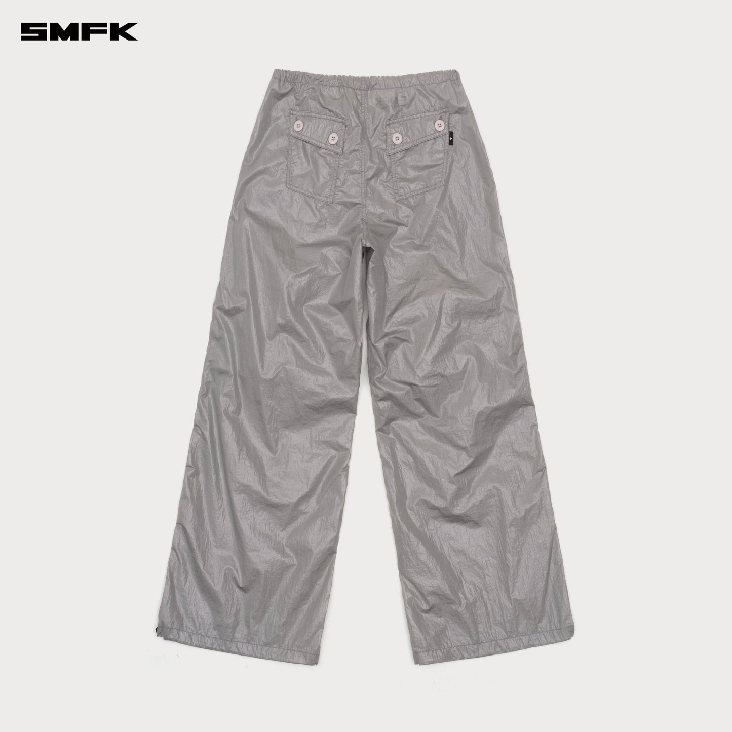 SMFK FUTURE Mirage Interstellar Tech Wide Leg Pants Gray