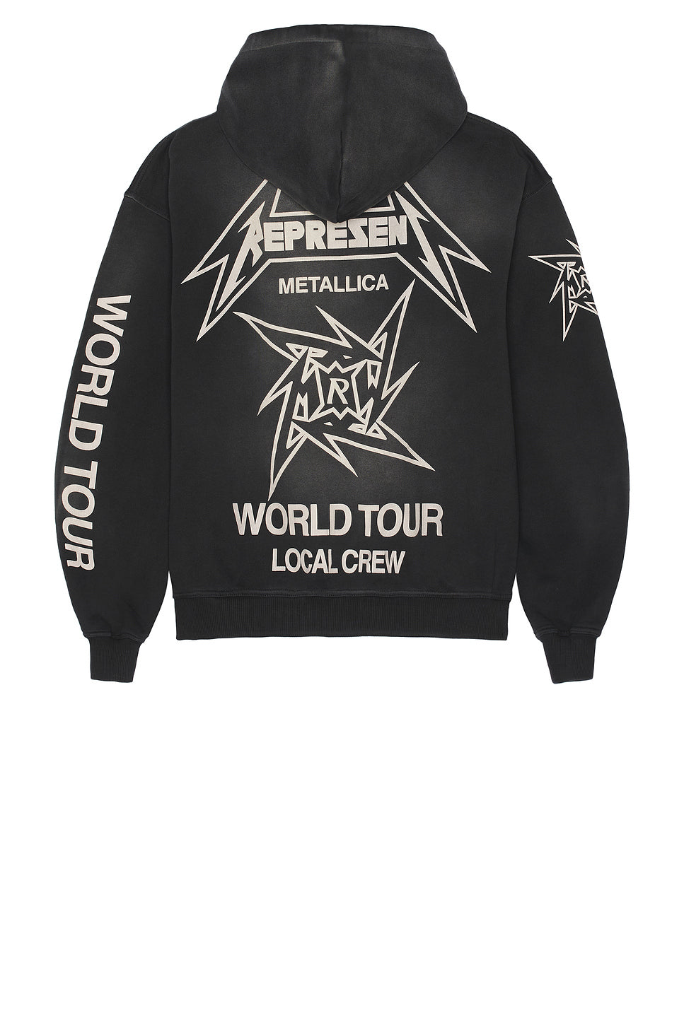 REPRESENT Metallica 40 Year Anniversary Zip-thru Hoodie Black