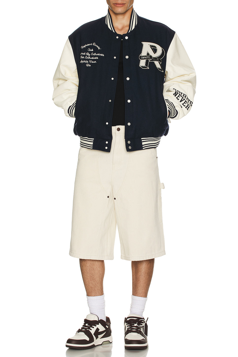 REPRESENT Represent Owners Club Varsity Jacket Midnight Navy