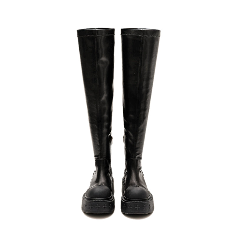 SMFK Compass Wilderness High Riding Boots Black