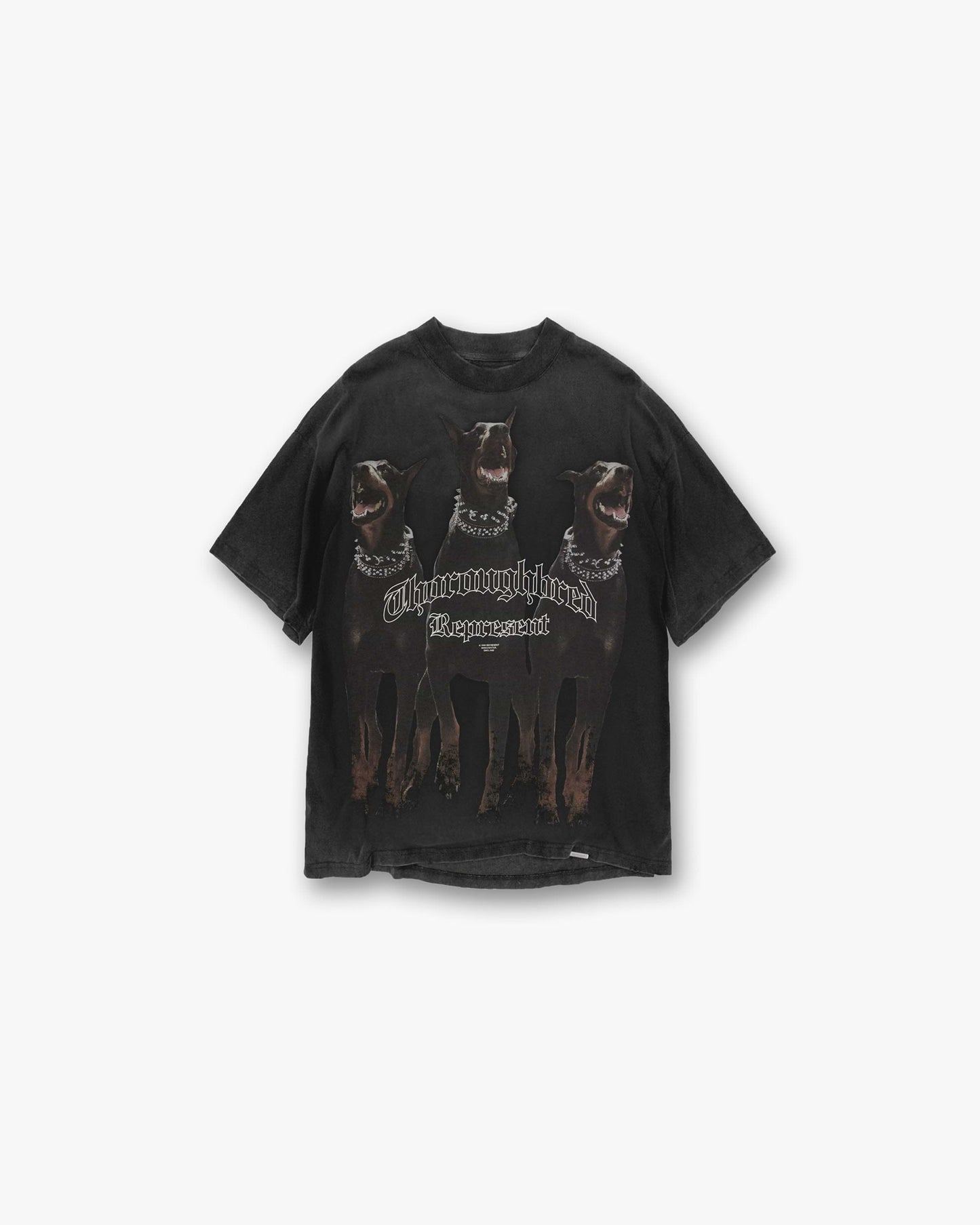 REPRESENT Thoroughbred T-shirt Vintage Black