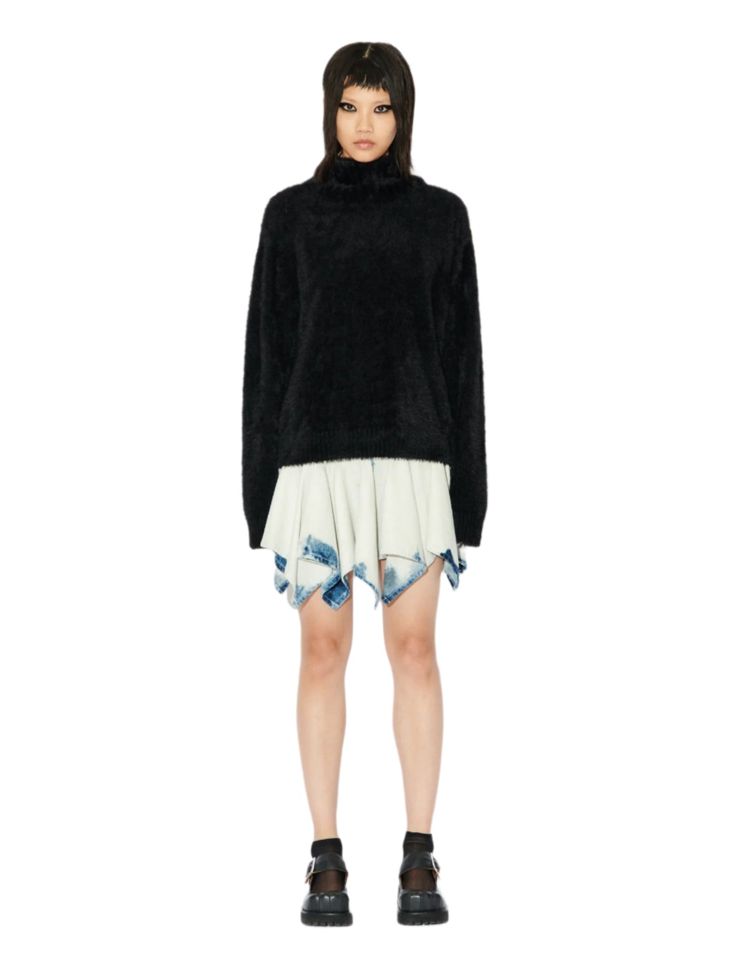 CHARLES JEFFREY LOVERBOY Fluffy Ears Balaclava Jumper
