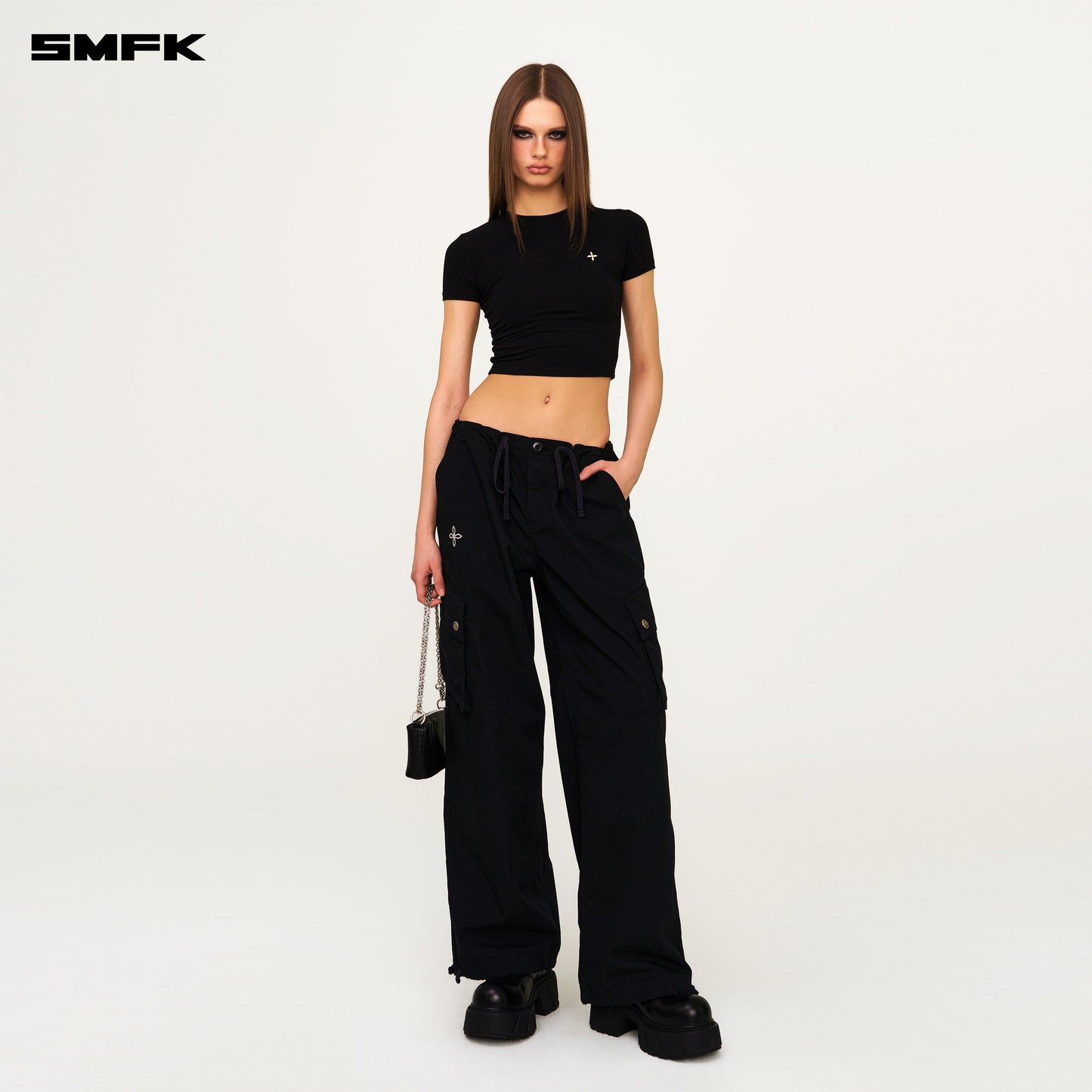 SMFK Compass Hug Tight Sports Tee Black