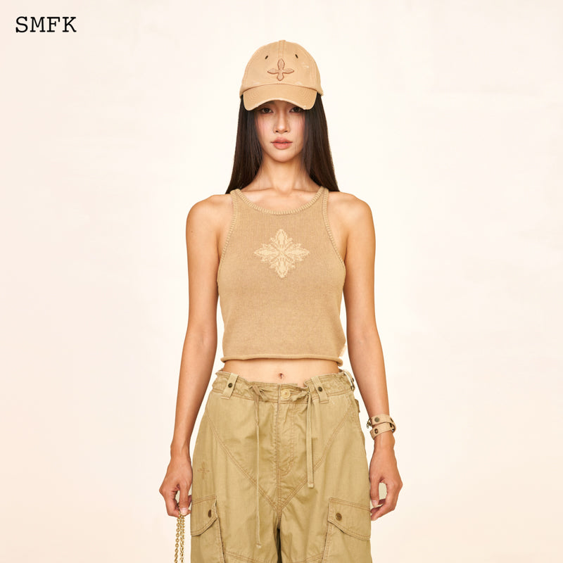 SMFK WildWorld Vintage Chunky knitted Vest Top