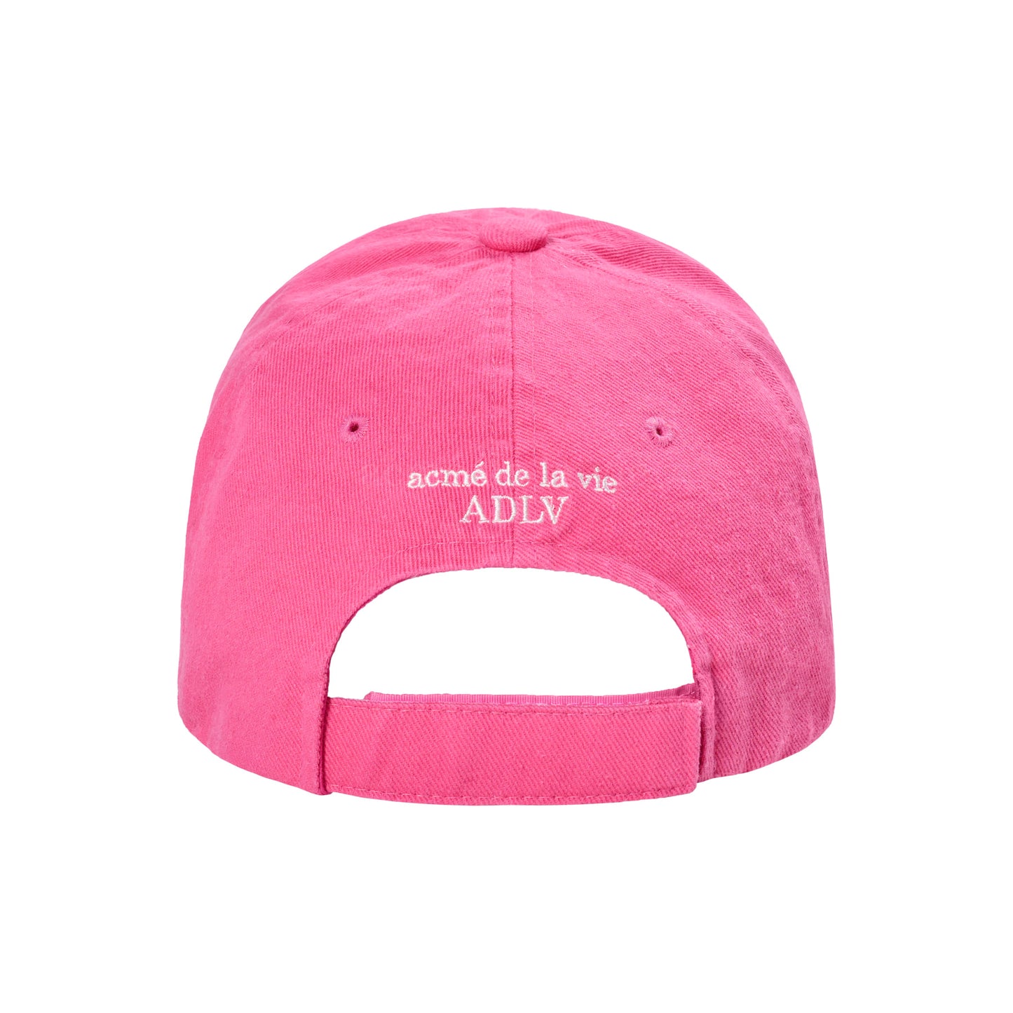 ADLV Laurel Emblem Destroyed Washing Ball Cap Pink