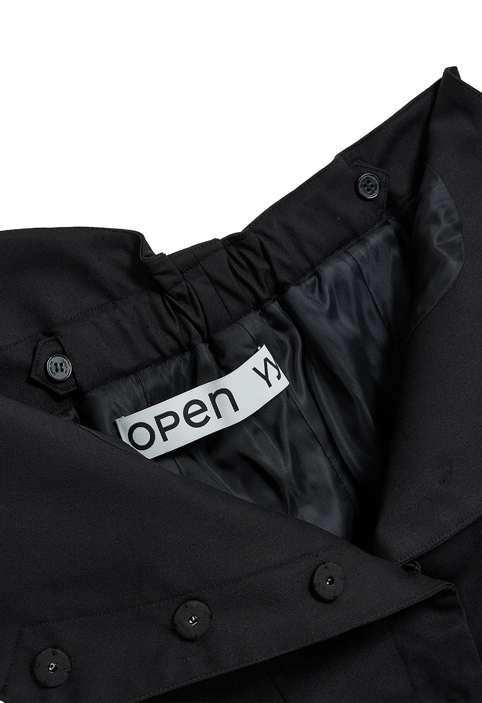 OPEN YY Unbalanced Bustier Black