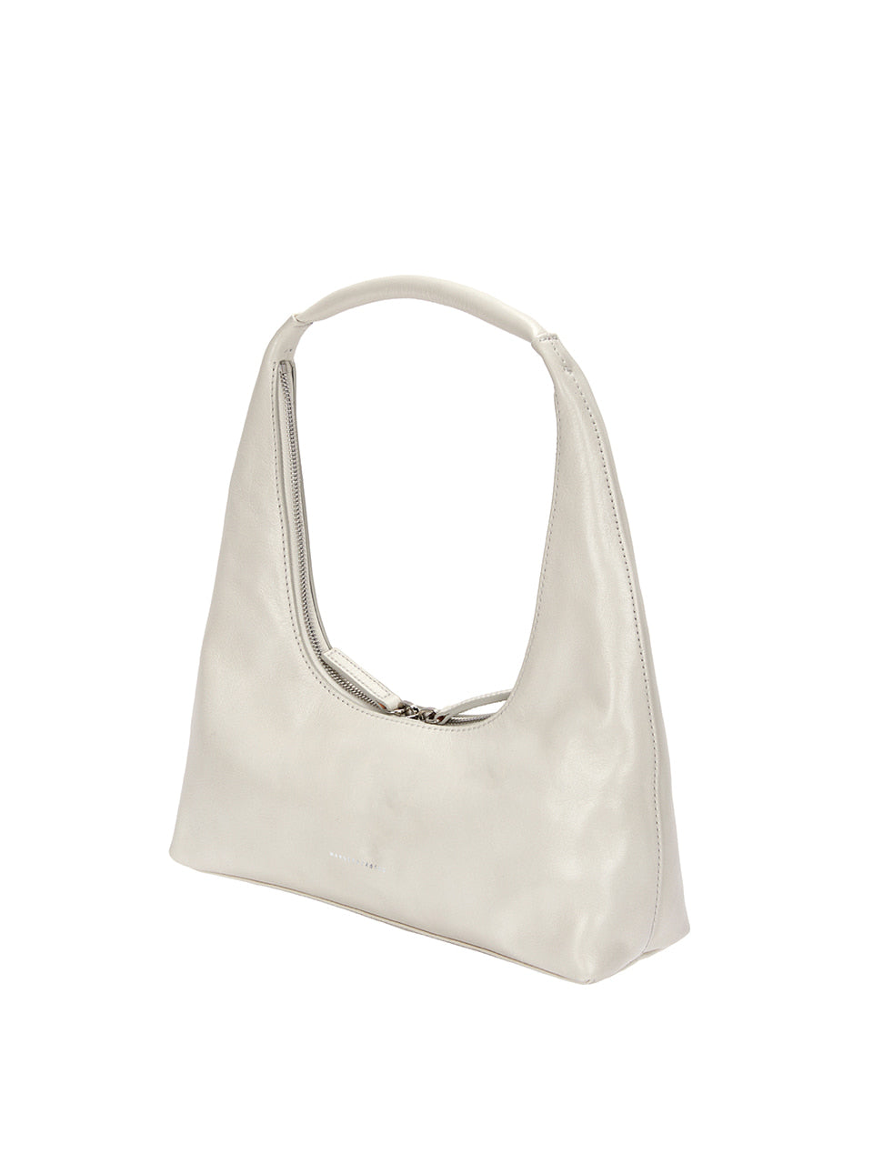 MARGESHERWOOD Hobo Shoulder_Cream Glossy Plain