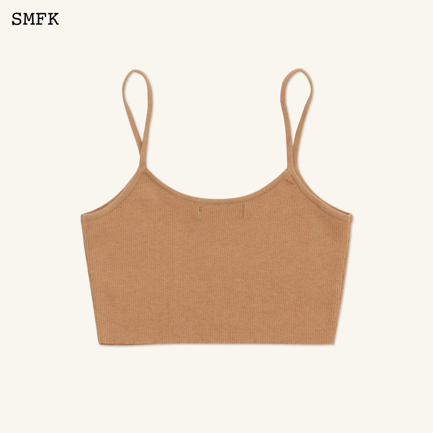 SMFK Compass Cross Classic Knitted Ultra Short Vest Top Nude