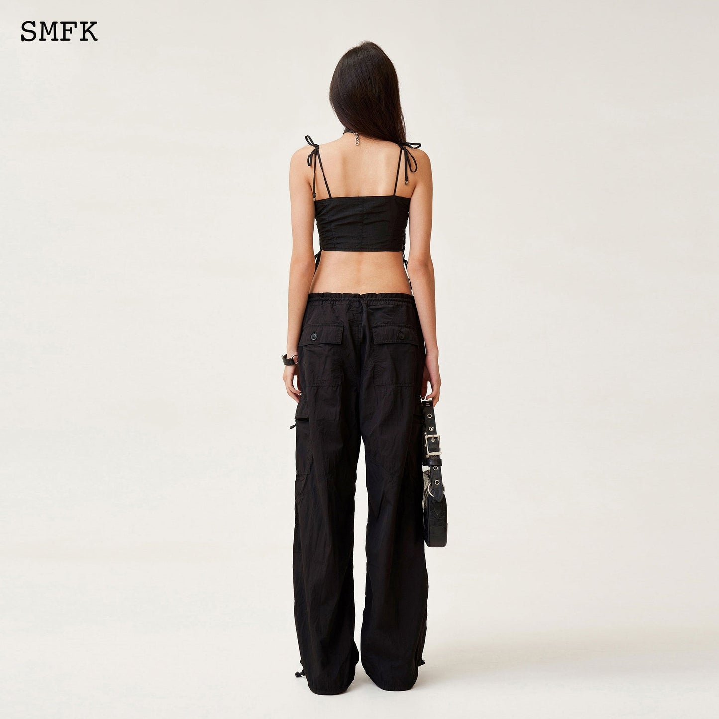 SMFK Compass Cross Classic Paratrooper Pants In Black