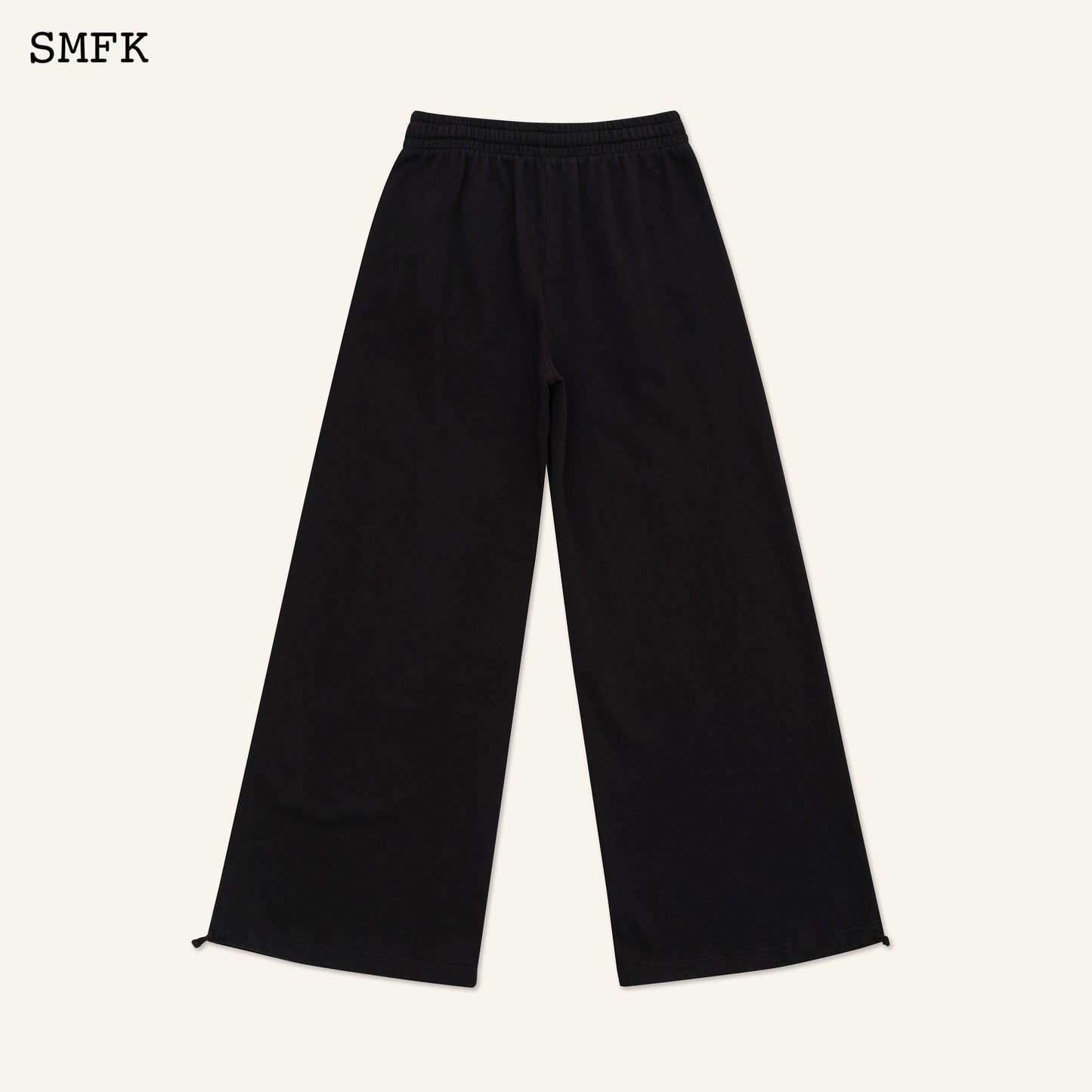 SMFK Compass Cross Classic Wide-Leg Sweatpants Black