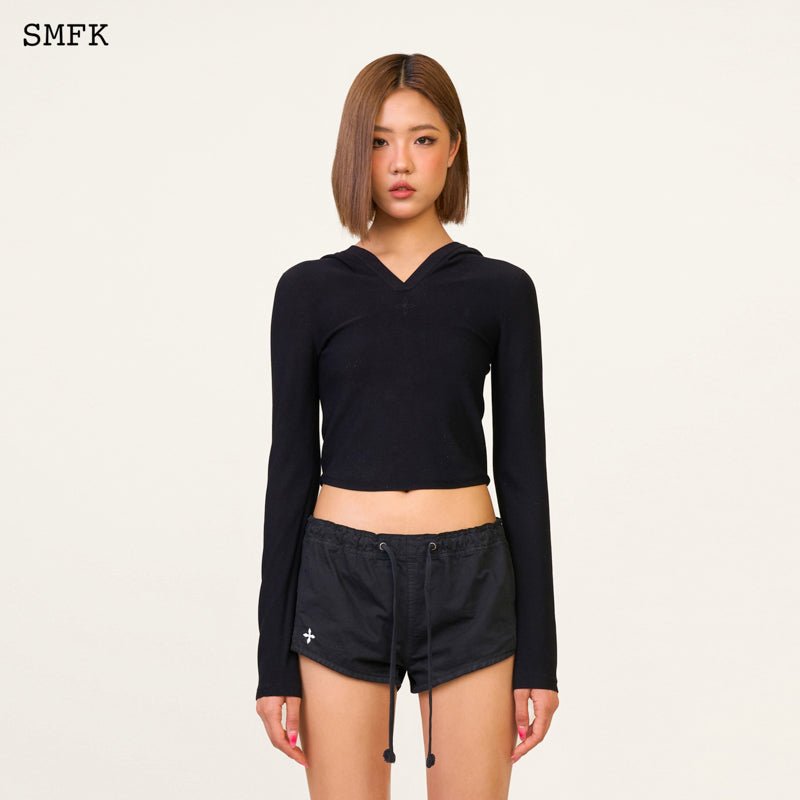 SMFK Compass Hug Sun-Proof Knitted Jacket Black