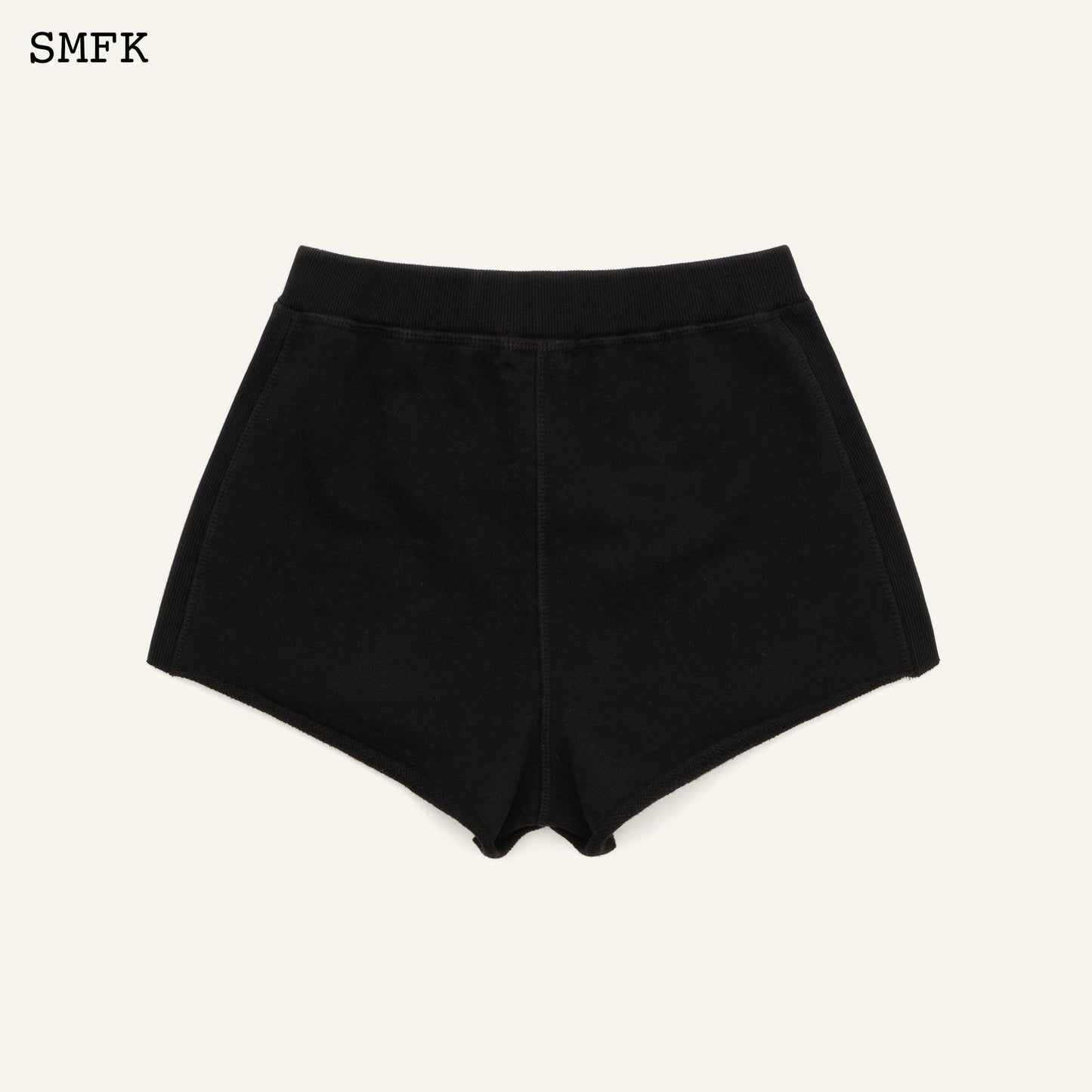 SMFK Compass Rove Stray Slim-Fit Sporty Shorts Black